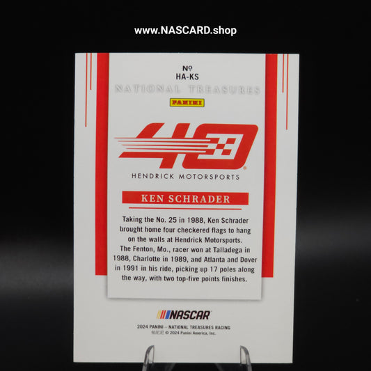 2024 National Treasures Hendrick 40th Anniversary Ken Schrader /35