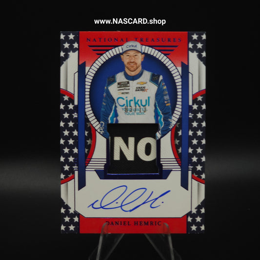 2024 National Treasures Premium Patches Stars & Stripes Daniel Hemric /13