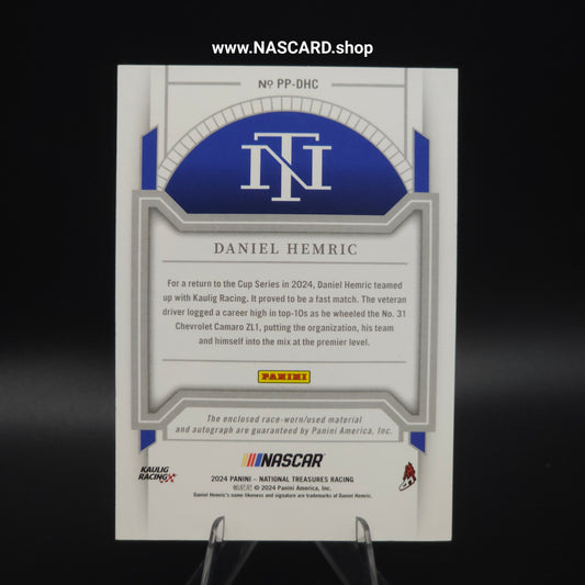 2024 National Treasures Premium Patches Stars & Stripes Daniel Hemric /13