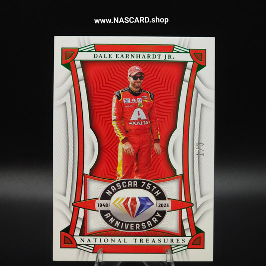 2023 National Treasures Diamond Anniversary Green #41 Dale Earnhardt Jr. 1/5