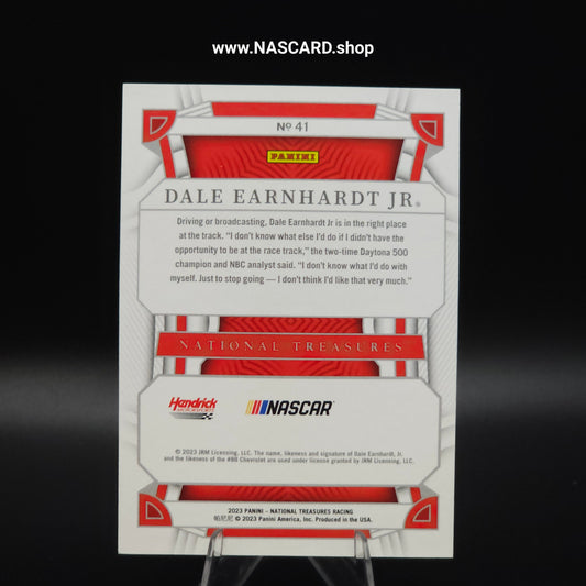 2023 National Treasures Diamond Anniversary Green #41 Dale Earnhardt Jr. 1/5