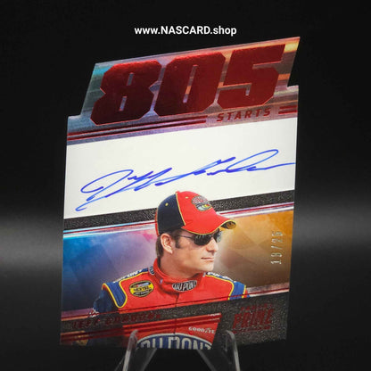 2023 Panini Prime Racing Prime Number Signatures Red Jeff Gordon /25