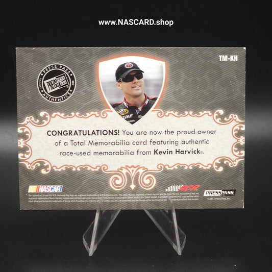 2012 Press Pass Total Memorabilia Holofoil Kevin Harvick Freightliner Patch /10