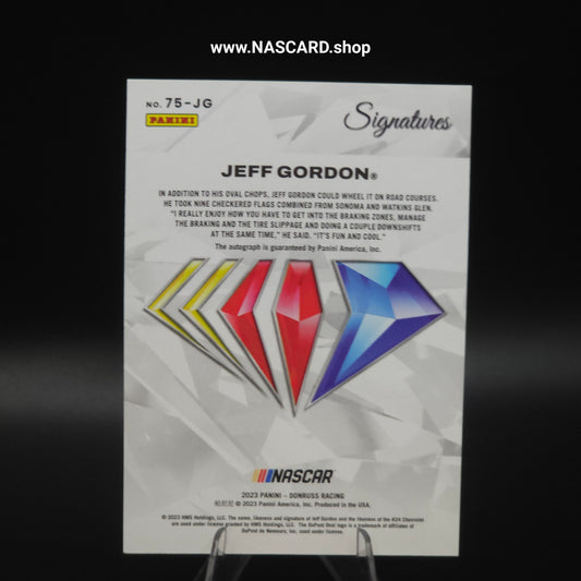 2023 Panini Donruss NASCAR 75th Anniversary Signatures Jeff Gordon