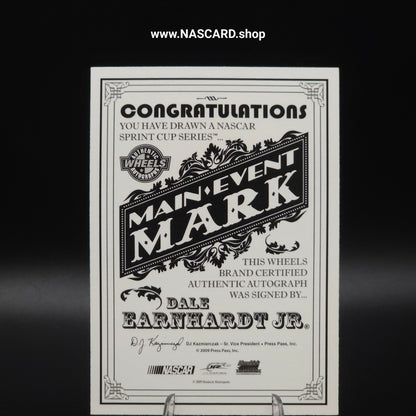 2009 Press Pass Main Event Autographs Ace of Hearts Dale Earnhardt Jr. 1/5 - NASCARD.shop