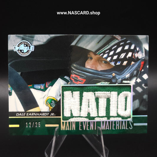 2011 Press Pass Main Event Materials National Guard Patch Dale Earnhardt Jr. /25