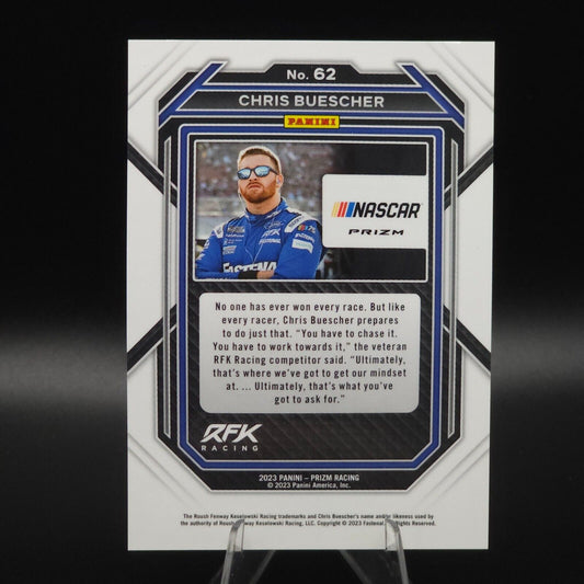 2023 Panini Prizm - White Sparkle Prizm #62 Chris Buescher