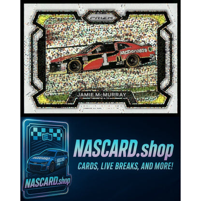 2024 Panini Prizm #46 Jamie McMurray White Sparkle