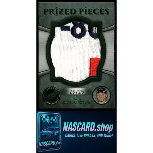 2009 Press Pass Showcase #PPF-DEJ Dale Earnhardt Jr. Prized Pieces Firesuit #/25 - NASCARD.shop