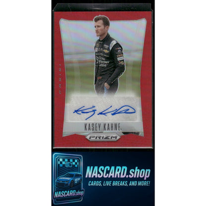 2024 Panini Prizm #TS-KKE Kasey Kahne Throwback Signatures Red #/60