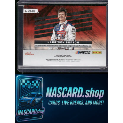 2023 Prime Souvenir Signatures Sheet Metal #SSF-HB Harrison Burton #/25 - NASCARD.shop