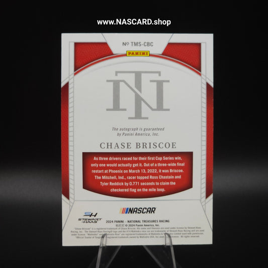 2024 National Treasures Treasured Moments Signatures Silver Chase Briscoe /49