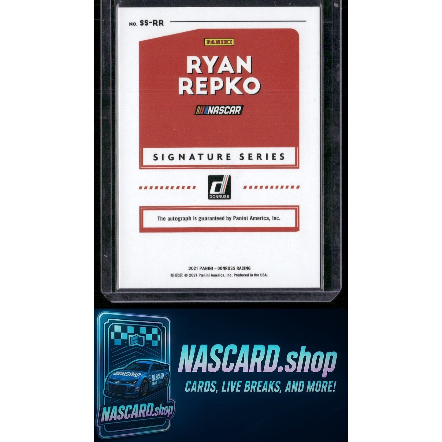 2021 Donruss #SS-RR Ryan Repko Signature Series Red #/99