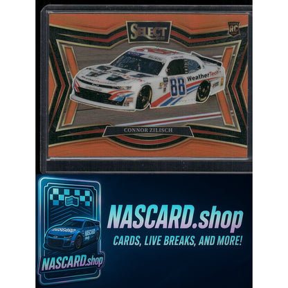 2025 Panini Select #120 Connor Zilisch Orange Prizms #/49 RC