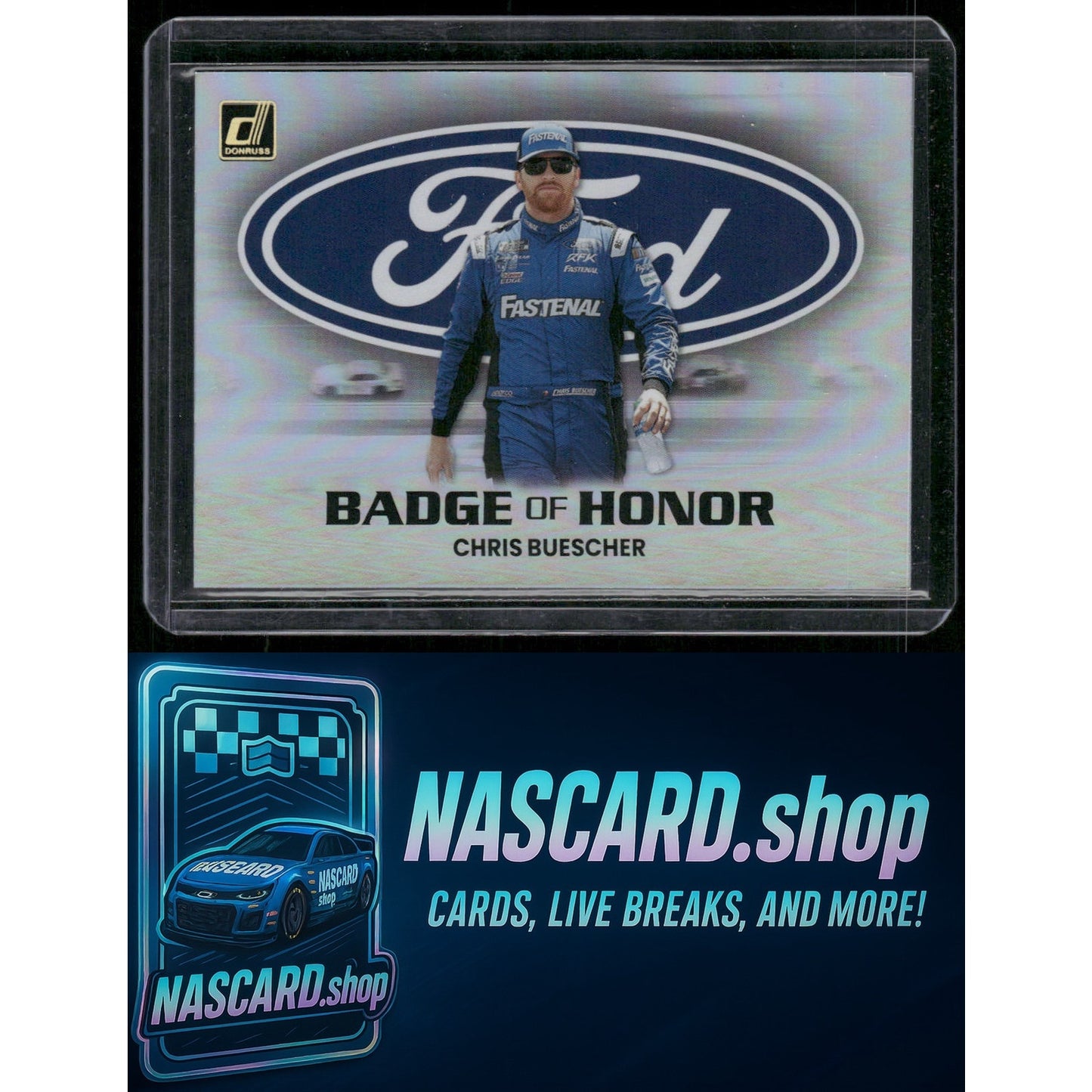 2024 Donruss #19 Chris Buescher Badge of Honor