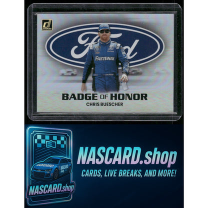 2024 Donruss #19 Chris Buescher Badge of Honor