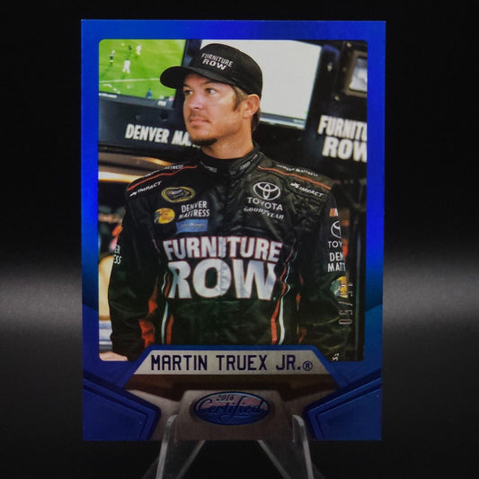 2016 Panini Certified - Mirror Blue #58 Martin Truex Jr. /50 NASCARD.shop