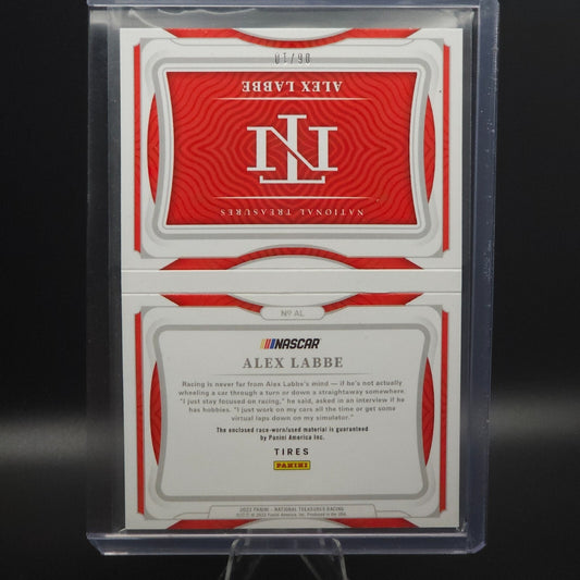 2022 National Treasures Jumbo Dual Tire Booklet Alex Labbe /25