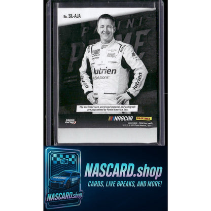 2023 Panini Prime #SIL-AJA AJ Allmendinger Midnight Silhouette Signatures #/99 - NASCARD.shop