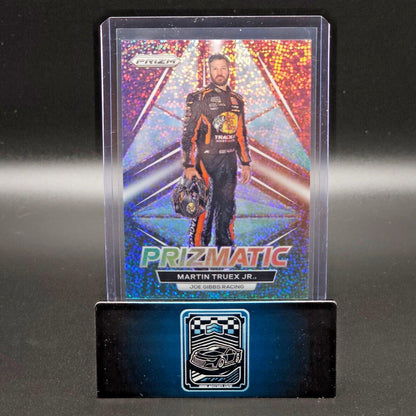 2023 Panini Prizm Racing Prizmatic White Sparkle Prizm #P2 Martin Truex Jr. - NASCARD.shop