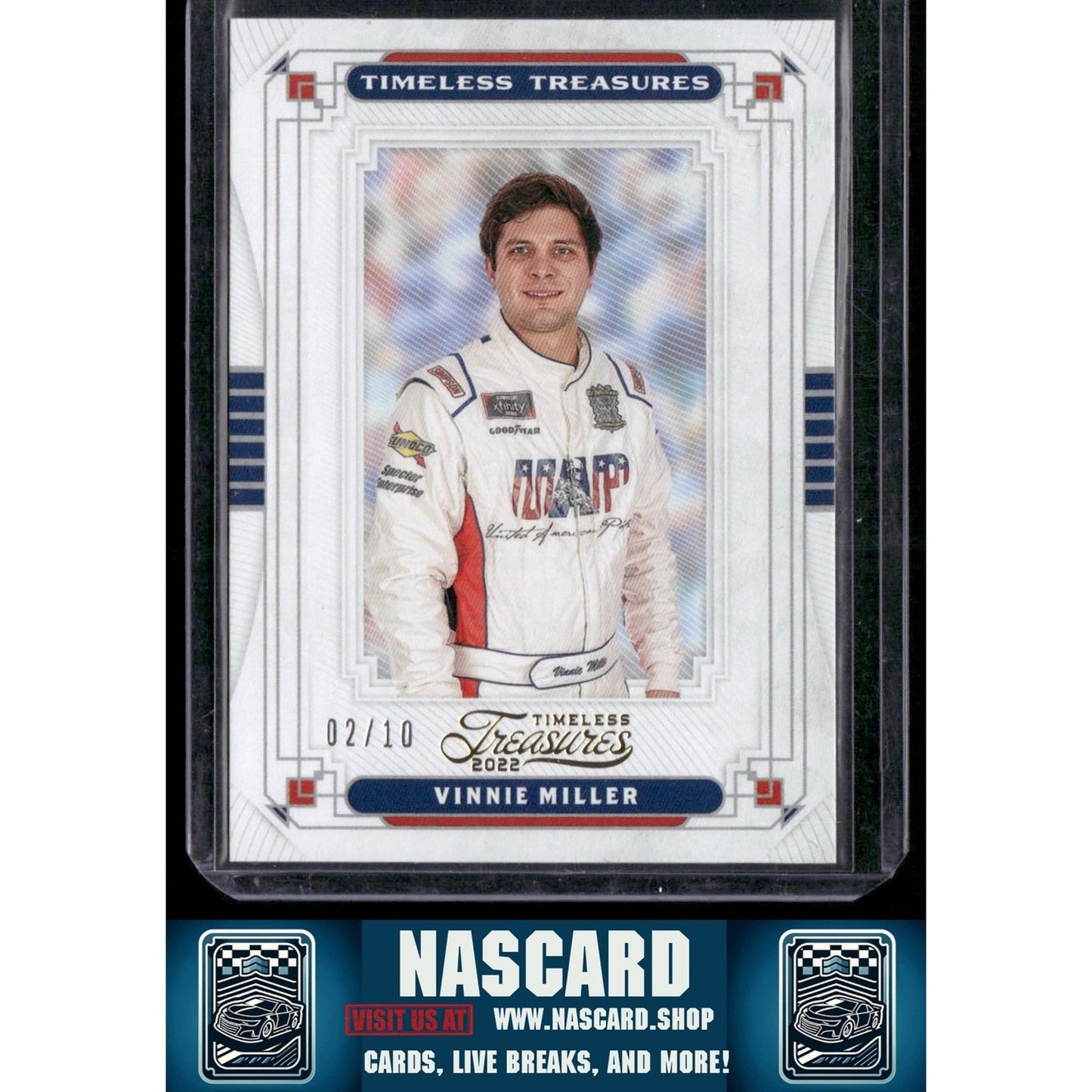 2022 Panini Chronicles #12 Vinnie Miller Timeless Treasures Gold #/10