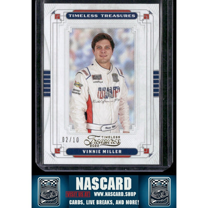 2022 Panini Chronicles #12 Vinnie Miller Timeless Treasures Gold #/10