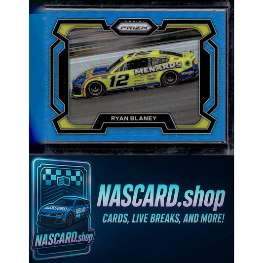 2024 Panini Prizm Rides #50 Ryan Blaney Carolina Blue #/49 - NASCARD.shop