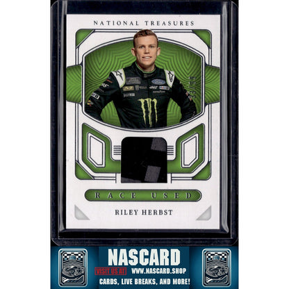 2023 Panini National Treasures #RU-RHT Riley Herbst Race Used Firesuits - NASCARD.shop