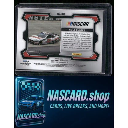 2024 Panini Prizm #36 Cole Custer Gold Shimmer #/3