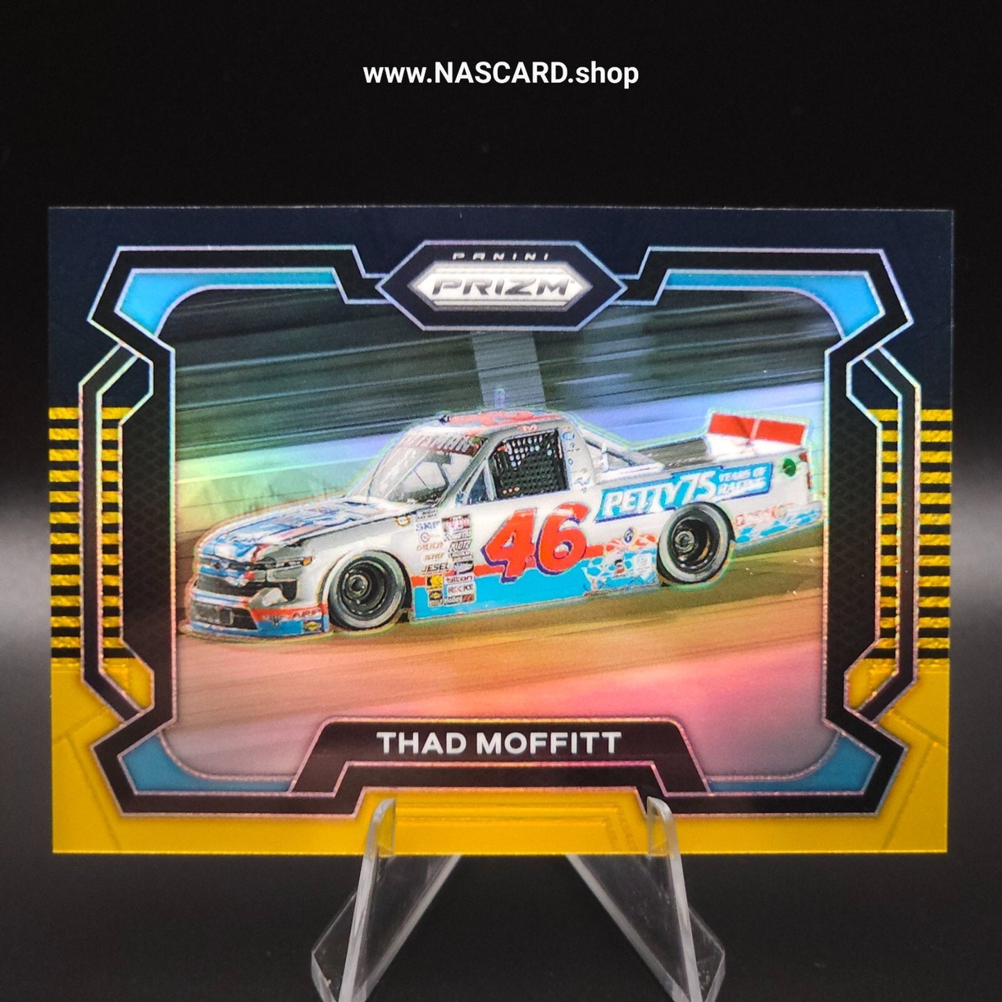 2024 Panini Prizm Racing Rides Black Gold Prizm #88 Thad Moffitt 2/5