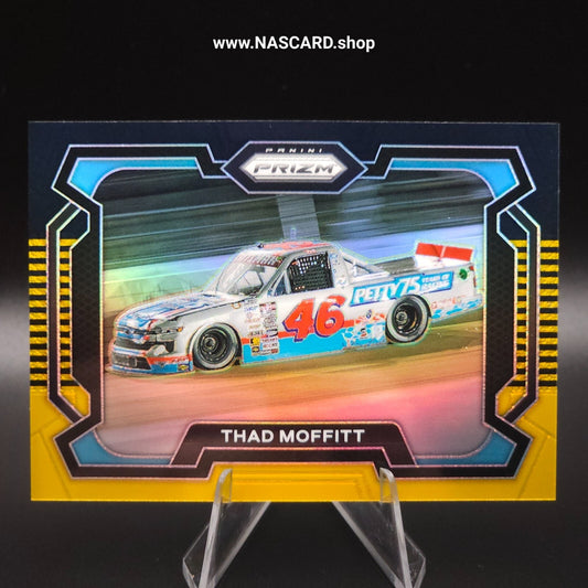 2024 Panini Prizm Racing Rides Black Gold Prizm #88 Thad Moffitt 2/5