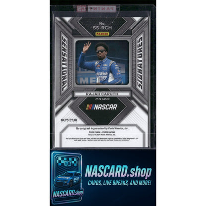 2024 Panini Prizm #SS-RCH Rajah Caruth Sensational Signatures - NASCARD.shop