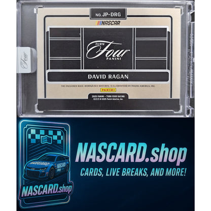 2025 Panini Turn Four Racing #JP-BRG David Ragan Jumbo Patches #/10