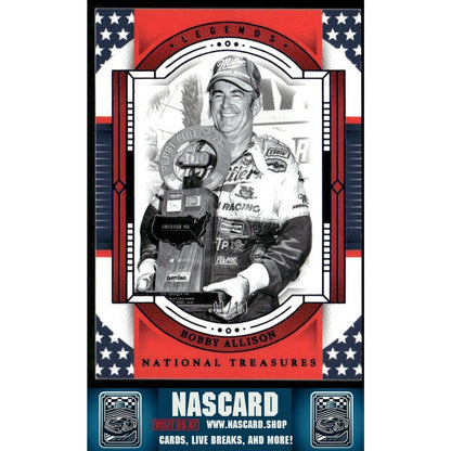 2024 Panini National Treasures - Legends Bobby Allison #85 Stars and Stripes /13 - NASCARD.shop