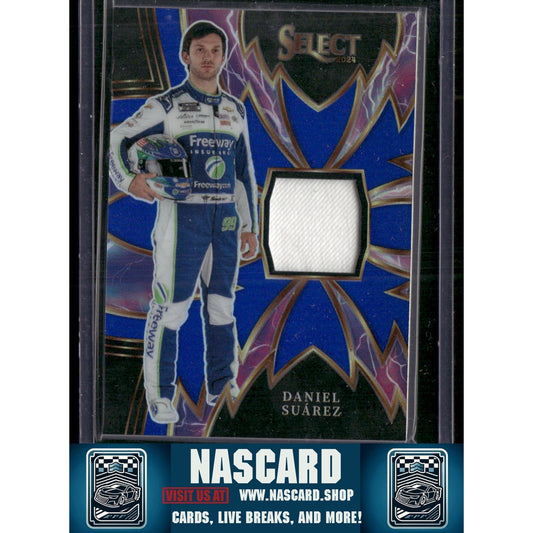 2024 Panini Select #S-DSZ Daniel Suarez Sparks Blue Prizms #/35