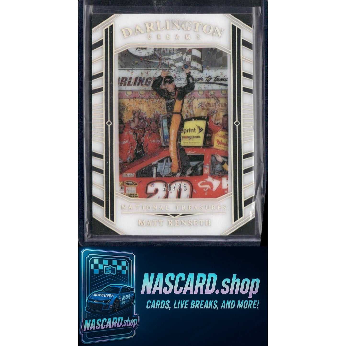 2024 Panini National Treasures #DD-13 Matt Kenseth Darlington Dreams - NASCARD.shop