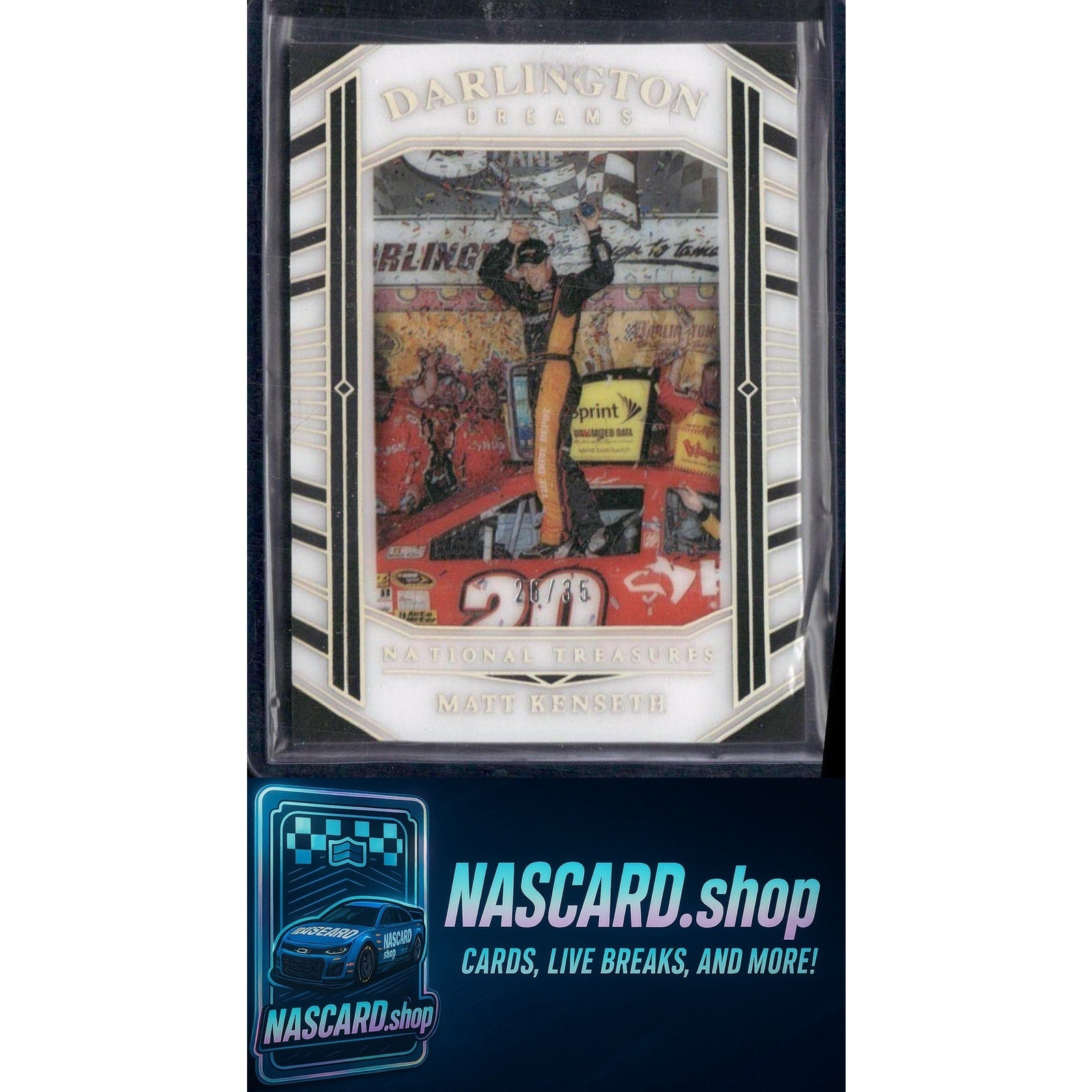 2024 Panini National Treasures #DD-13 Matt Kenseth Darlington Dreams - NASCARD.shop