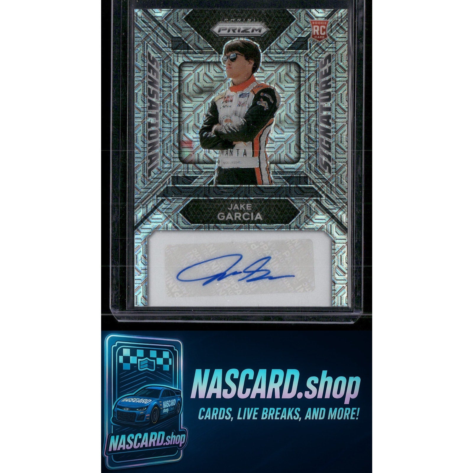 2024 Panini Prizm #SS-JGA Jake Garcia Sensational Signatures Mojo #/25 - NASCARD.shop