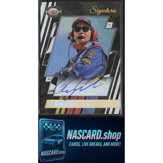 2023 National Treasures Ray Evernham NASCAR 75th Anniversary Signatures Holo /75