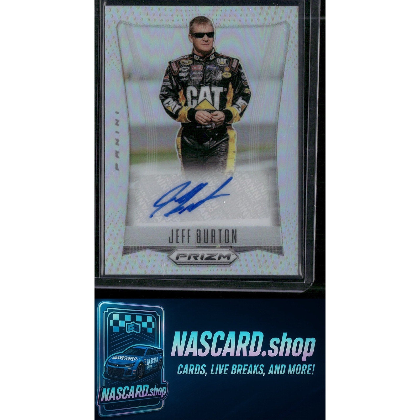 2024 Panini Prizm #TS-JBN Jeff Burton Throwback Signatures - NASCARD.shop