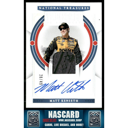 2024 National Treasures Treasures of the Hall Holo Silver Matt Kenseth /49
