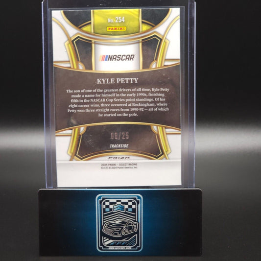 2024 Panini Select Racing Trackside Red and Blue Prizm #254 Kyle Petty /25 - NASCARD.shop