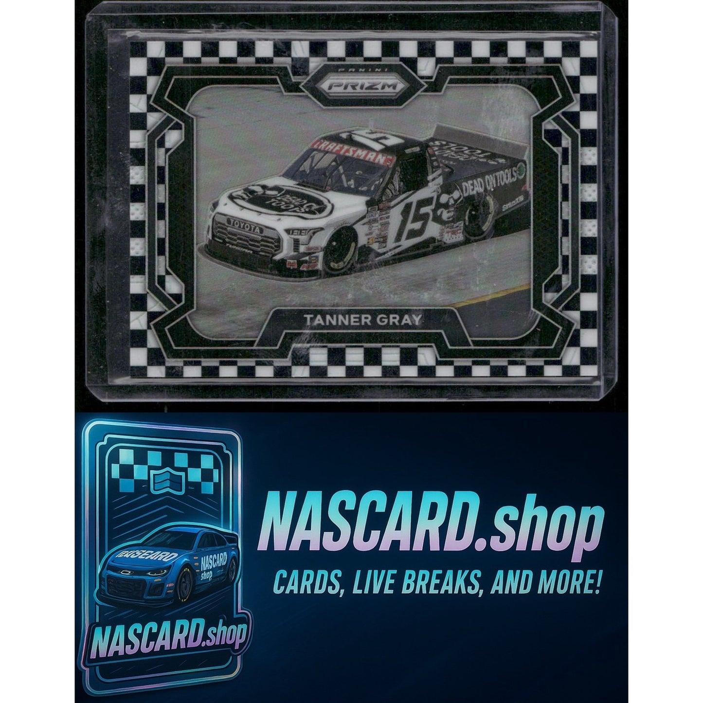 2024 Panini Prizm #17 Tanner Gray Checkered Flag #/75