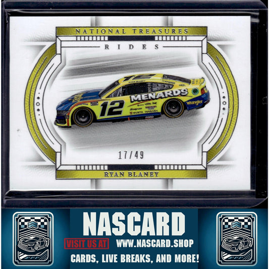 2024 Panini National Treasures #58 Ryan Blaney