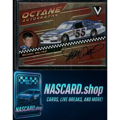 2018 Panini Victory Lane #OA-MW Michael Waltrip Octane Autographs Gold #/25