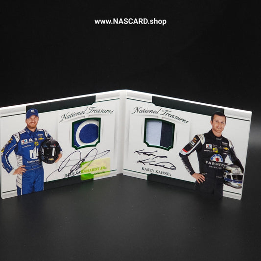 2017 National Treasures Dual Auto Booklet Dale Earnhardt Jr. Kasey Kahne 1/5