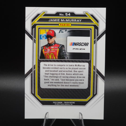 2023 Panini Prizm - Jamie McMurray #54 White Sparkle Prizm