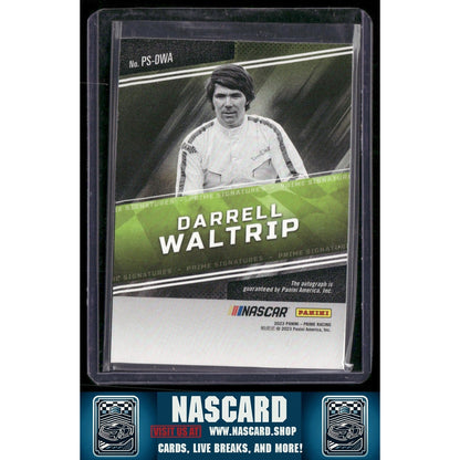 2023 Panini National Treasures #PS-DWA Darrell Waltrip Prime Signatures Red - NASCARD.shop