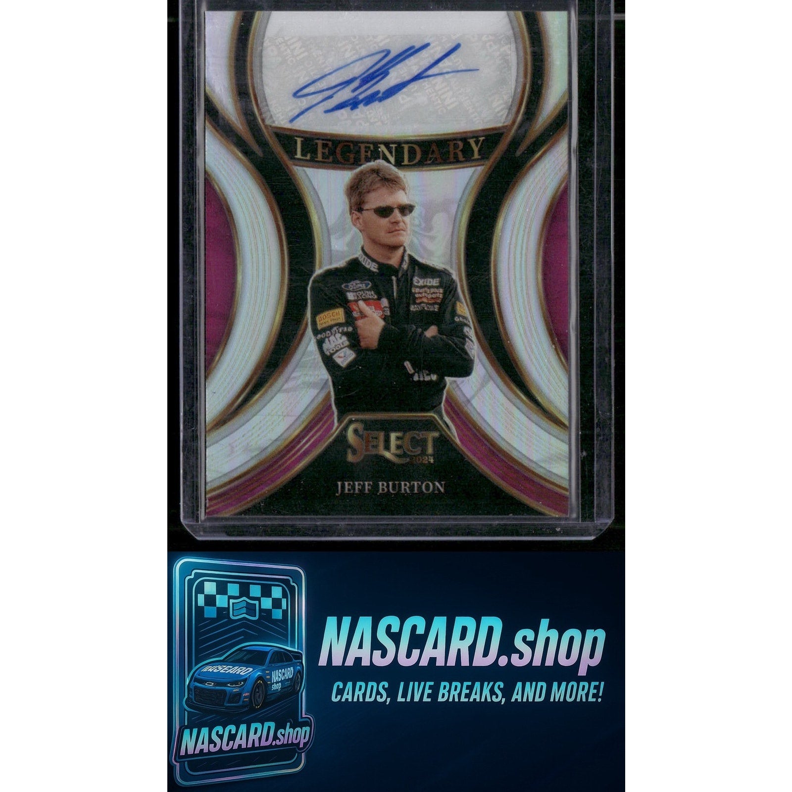 2024 Panini Select #LS-JBT Jeff Burton Legendary Signatures - NASCARD.shop