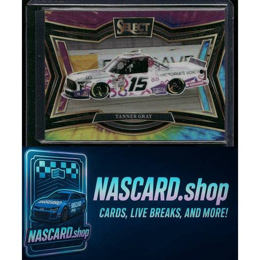 2025 Panini Select #149 Tanner Gray Tie-Dye Prizms